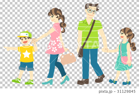 夏のお出かけ家族 31129845