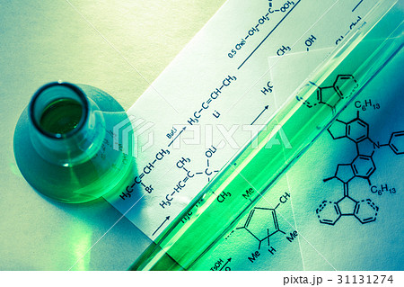 Chemical tubes with reaction formula 31131274