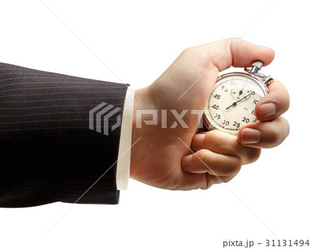 Stopwatch in male hand 31131494