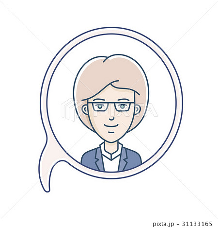 Chat bubble with avatar 31133165