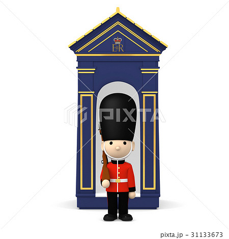 イギリスの近衛兵 3DCG イギリスの近衛兵 3DCG 31133673