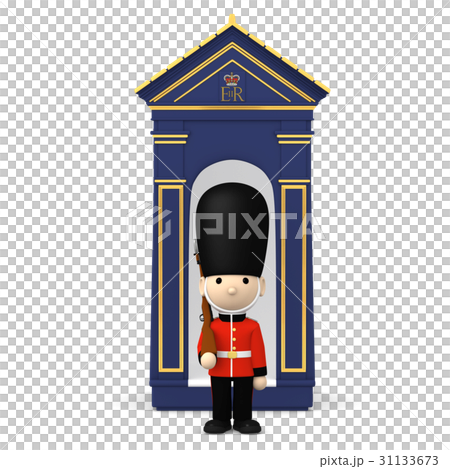 イギリスの近衛兵 3DCG イギリスの近衛兵 3DCG 31133673