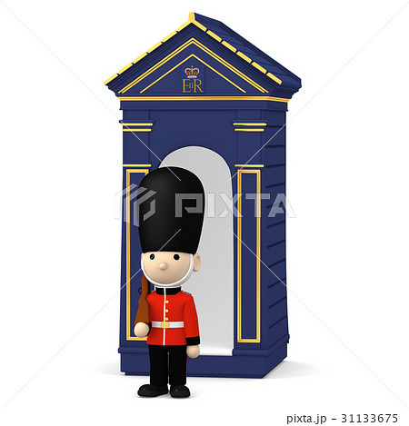 イギリスの近衛兵 3DCG イギリスの近衛兵 3DCG 31133675