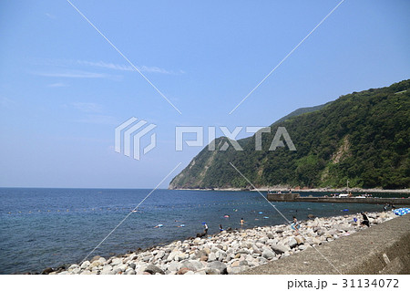 伊豆 井田海水浴場の写真素材