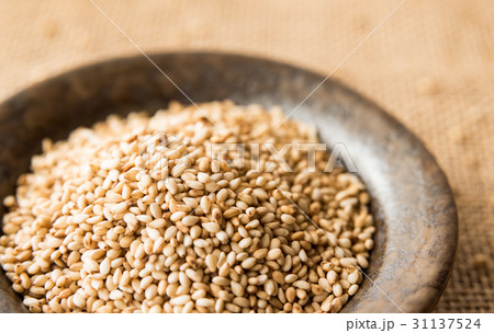 白ごま　いりゴマ　健康食　胡麻　布 31137524