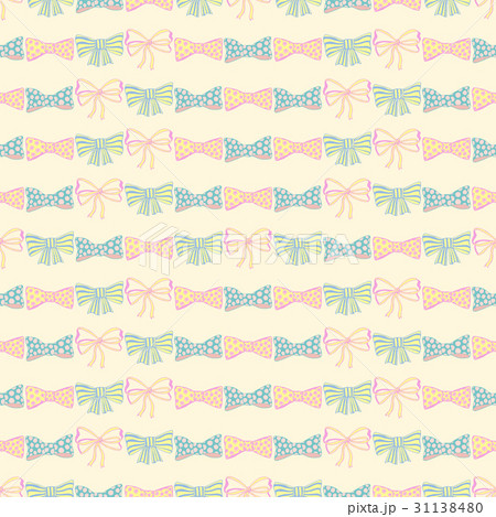 Seamless pattern with skerchy bows Seamless pattern with skerchy bows 31138480