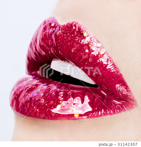 Passionate red lips,macro photography Passionate red lips,macro photography 31142307