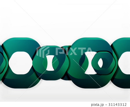 Geometric abstract background, cut chain shapes or 31143312