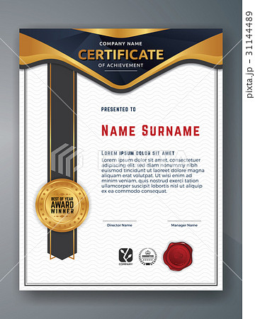 Multipurpose Professional Certificate Template 31144489