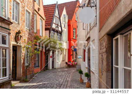 Bremen. Old picturesque streets. Bremen. Old picturesque streets. 31144557