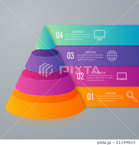 Vector illustration infographics four options 31144615