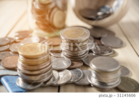 Saving money and account banking finance concept Saving money and account banking finance concept 31145606