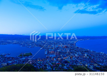 夕暮れの函館市 夕暮れの函館市 31146150