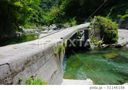 貞光川の潜水橋 31146186