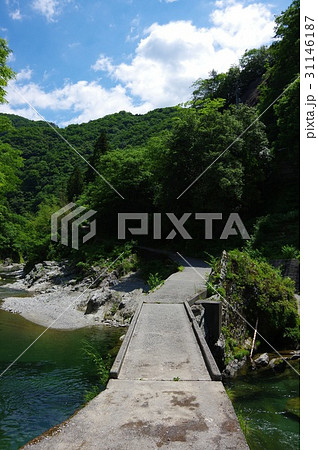 貞光川の潜水橋 31146187