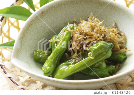 ししとうとジャコの炒め物10 31148426