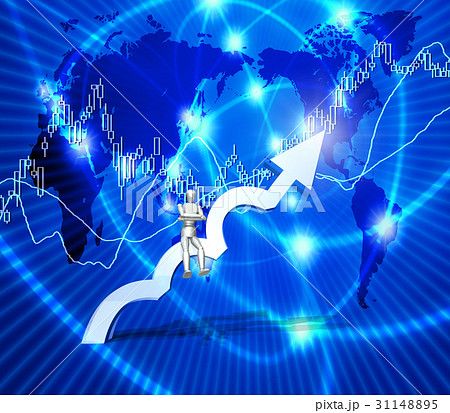 上昇するステップアップと株式投資 31148895