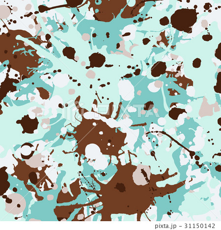 Turquoise brown beige shades splashes background 31150142