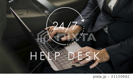 24/7 Help desk customer service overlay 24/7 Help desk customer service overlay 31150682