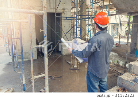 Engineer and Architect working at Construction Engineer and Architect working at Construction 31152222