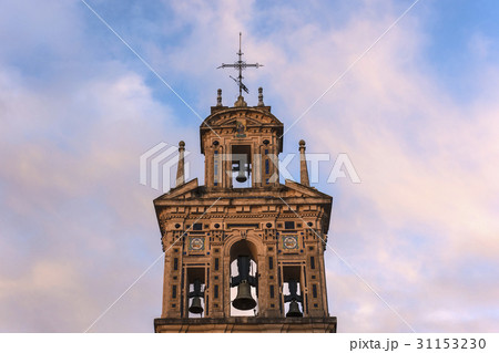 Spain, Andalusia, Seville, La Macarena, Bell tower of Santa Paula Monastery 31153230