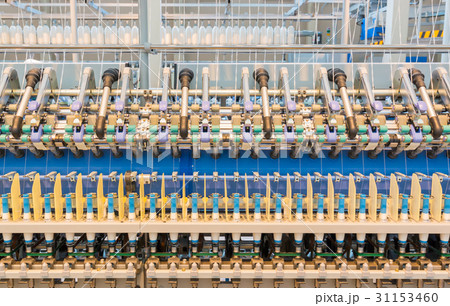Machinery of textiles factory. Machinery of textiles factory. 31153460