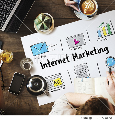 Online Strategy Media Marketing Icons 31153878