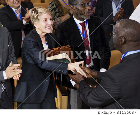 Hands Shake Agreement Diversity Conference Partnership 31155037