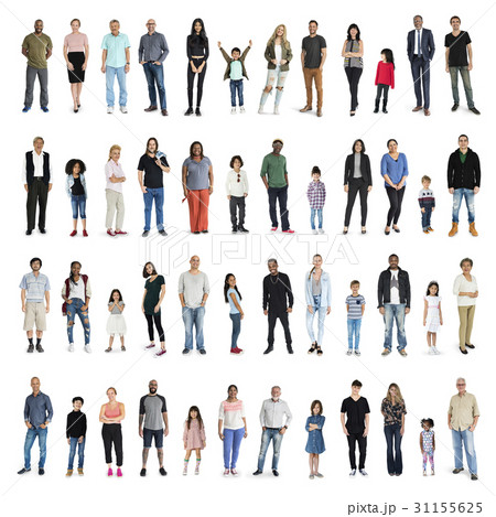 Diversity People Set Gesture Standing Together Studio Isolated Diversity People Set Gesture Standing Together Studio Isolated 31155625