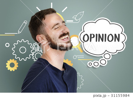 Imagining creative inspiration thought bubble Imagining creative inspiration thought bubble 31155984
