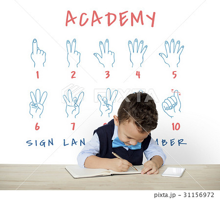 Sign Language Number Instruction Lesson Graphic 31156972