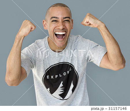 A happiness guy is smiling 31157146