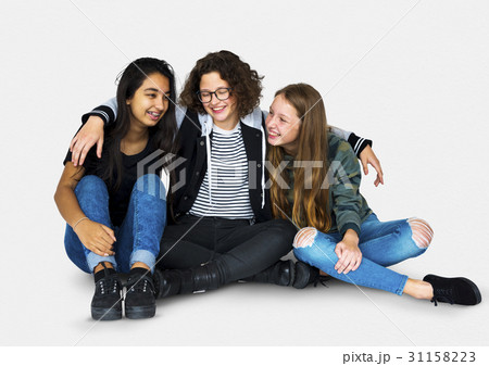 Diversity Friends Together Studio Portrait 31158223