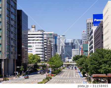 名古屋市東区　都市風景　桜通り　桜通泉一丁目交差点から名古屋駅方面を望む 31158465