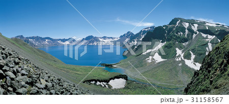 白頭山 山 自然 31158567