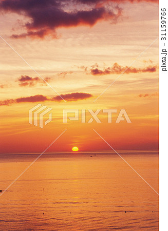 夕焼け 東海 海 31159766