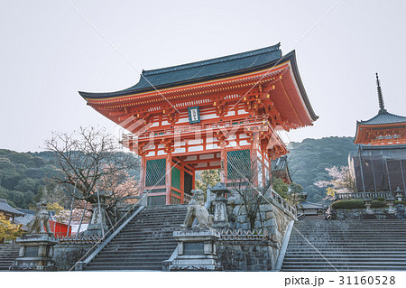 清水寺仁王門と三重塔 31160528