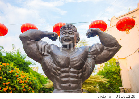 Datuk wira Dr. Gan Boon Leong statue at Melaka 31161229
