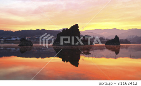 夕焼け 丹陽郡 丹陽八景 31162412