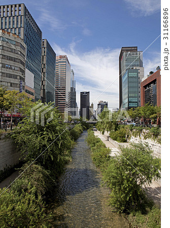 ソウル 遠近感 清渓川 31166896