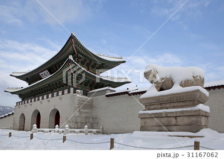 冬 光化門 ソウル 31167062