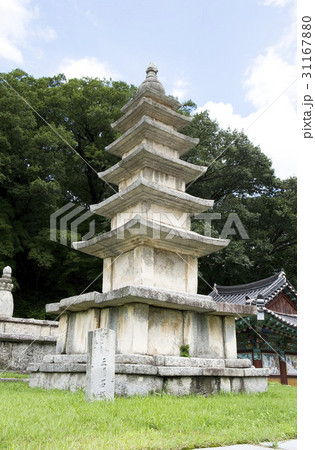石塔 そびえる 朝鮮 31167880