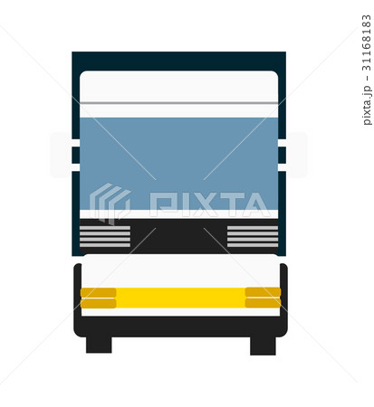 Cargo truck isolated vector icon 31168183