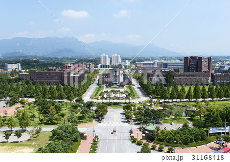 北欧 風景 韓国の写真素材