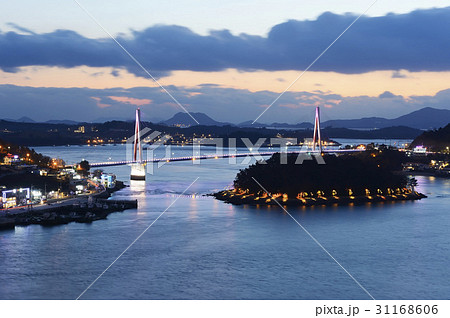 突山大橋 夜景 麗水港 31168606