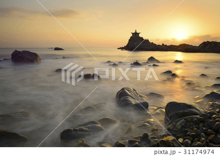 海 釜山 霧 31174974