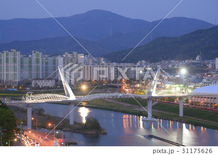 慶南 夜景 梁山市 31175626