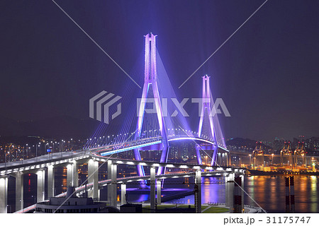 嵌まる埠頭 橋 海 31175747