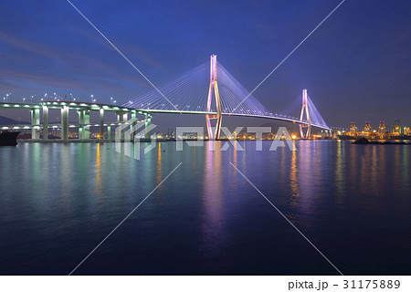 嵌まる埠頭 釜山 釜山港大橋 31175889