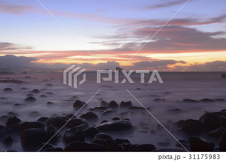 夕焼け 西帰浦市 済州島 31175983